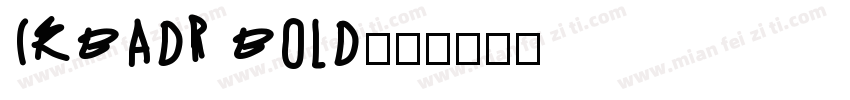 IRBadr Bold字体转换